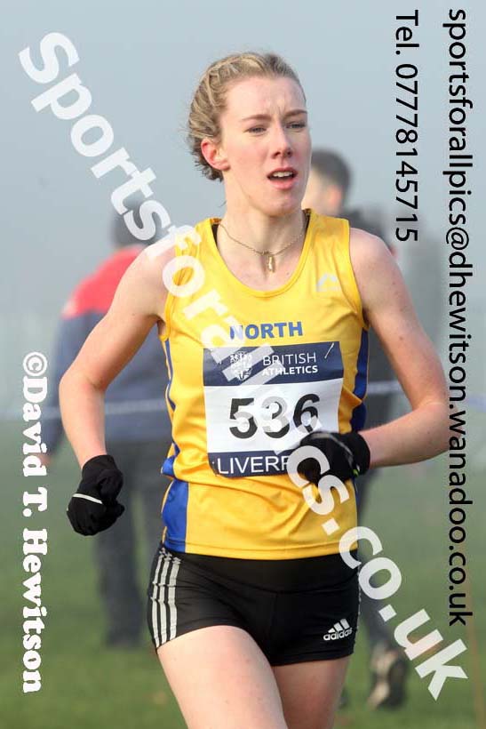 Womens under-17s and Juniors, European Cross Country Trials, Sefton Park, Liverpool. Photo: David T. Hewitson/Sports for All Pics